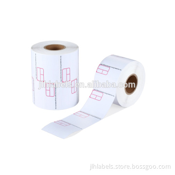 High quality E-scale direct thermal self adhesive label for supermarket 40 60 retail pricing labels